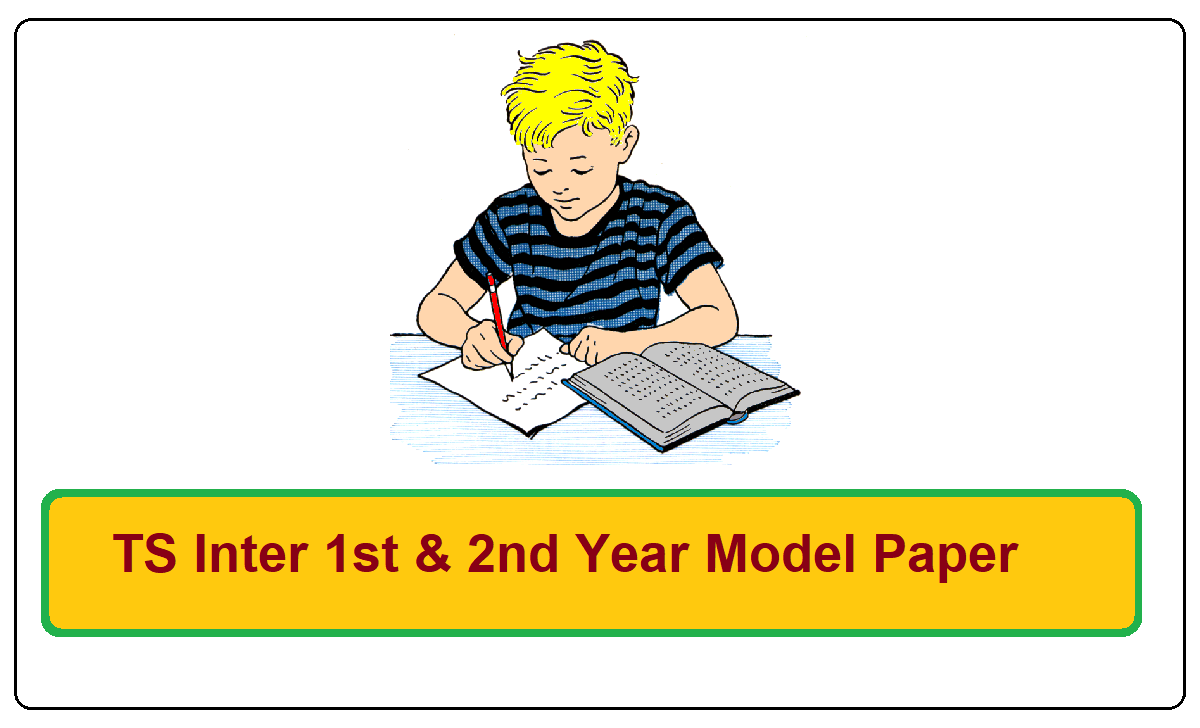 Telangana Inter 1st & 2nd Year Model Paper 2022